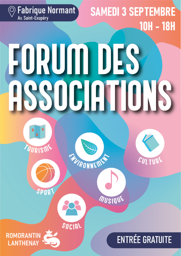 Affiche forum des Associations Alan Perrichon Webdesigner développeur Intégrateur Web Blois