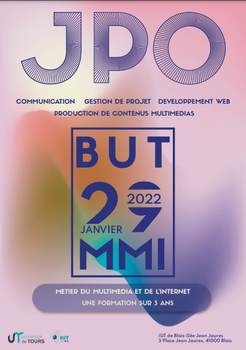 Affiche JPO Blois Alan Perrichon Webdesigner développeur Intégrateur Web Blois