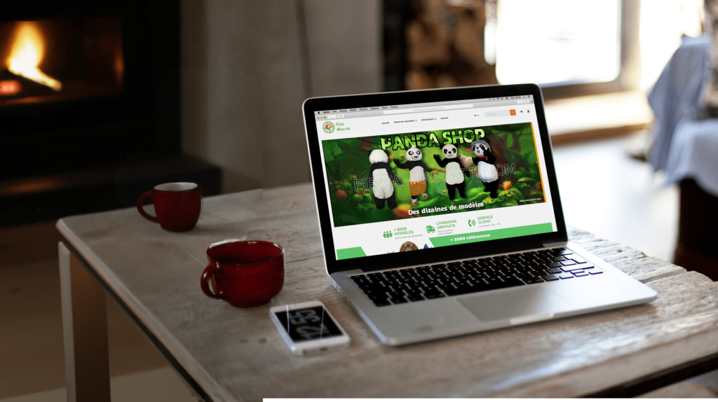 Mockup site Fiesta mascotte alan perrichon Webdesigner développeur Intégrateur Web Blois